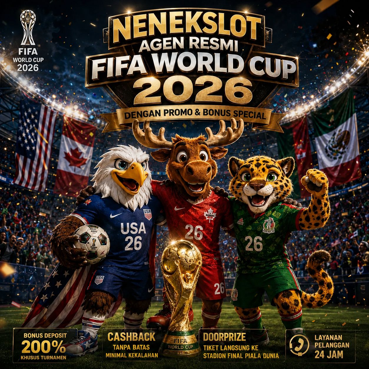 NENEKSLOT 🏆 Agen Resmi FIFA WORLD CUP 2026 Dengan Promo & Bonus Special